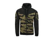 Pánská mikina Helikon Rogue Hoodie, černá / US woodland