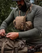 Pouzdro na dalekohled Eberlestock Small Recon Modular Bino Harness, Coyote