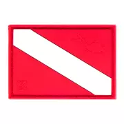 Nášivka gumová JTG Diver Down Flag Rubber Patch