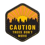 Nášivka gumová JTG Trees Don´t Move Rubber Patch