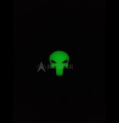 Nášivka gumová JTG Punisher Rubber Patch, Glow
