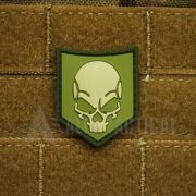 Nášivka JTG SOF Skull, zelená