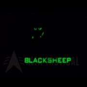 Nášivka Black sheep, fluorescenční