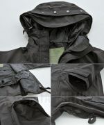Nepromokavá bunda Mil-Tec ECWCS s fleece vložkou, černá