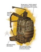 Kombinovaný hydratační batoh Source Assault Pack (20 l), Coyote