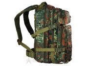 Batoh MFH Assault I 30l, laser molle, Flecktarn BW Camo