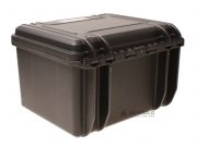 Vodotěsný kufr s pěnovou výplní 235x180x105 mm, černý