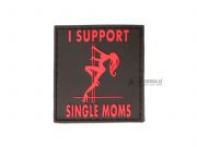 Nášivka I Support Single Mums, Blackmedic