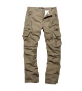 Kalhoty Vintage Industries Rico, Olive