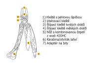 Multifunkční kleště Leatherman Skeletool TOPO, černé