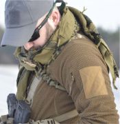 Fleecová mikina Helikon ALPHA TACTICAL, černá