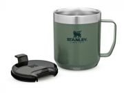 Ocelový termohrnek Stanley Camp Mug 350ml, zelený