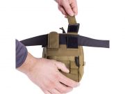 Opaskový Molle panel Helikon ADAPTER 3® - CORDURA®, Černý