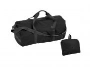 Skládací cestovní taška Defcon 5 Foldable Duffle Bag 60l, Černá