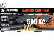 ELEKTRONICKÝ DÁRKOVÝ CERTIFIKÁT ALFATACTICAL 500,-CZK