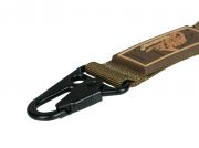 Klíčenka s karabinou logo HELIKON-TEX, coyote