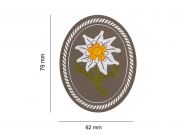 Nášivka oválná Clawgear Edelweiss Patch Oval