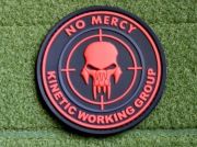 Nášivka NO MERCY-KINETIC WORKING GROUP, Blackmedic