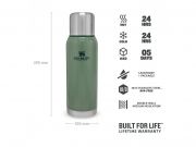 Termoska Stanley Adventure series 1L, zelená