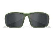 Střelecké sluneční brýle WileyX GRID Captivate Polarized, zelený rám, šedá skla