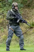 Kalhoty Defcon 5 Gladio Tactical Pants s chrániči kolen, Wolf Grey Kalhoty Defcon 5 Gladio Tactical Pants s chrániči kolen, Wolf Grey