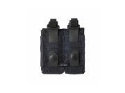 Dvojitá otevřená sumka 5.11 Tactical Flex Double 2.0 pro pistolové zásobníky, Černá