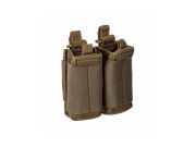 Dvojitá otevřená sumka 5.11 Tactical Flex Double 2.0 pro pistolové zásobníky, Kangaroo