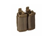 Dvojitá otevřená sumka 5.11 Tactical Flex Double 2.0 pro pistolové zásobníky, Kangaroo