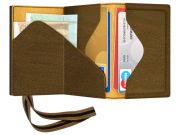 TRU VIRTU - peněženka CLICK & SLIDE Strap Edge, Caramba Mossgreen Earth