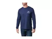 Triko s dlouhým rukávem 5.11 Quiet Warrior Long Sleeve Tee, Pacific Navy