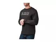Triko s dlouhým rukávem 5.11 Camo Logo Fill Long Sleeve Tee, Černé