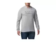 Triko s dlouhým rukávem a kapucí 5.11 Hooded Long Sleeve Tee, Titan Grey