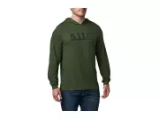 Triko s dlouhým rukávem a kapucí 5.11 Hooded Long Sleeve Tee, Kombu Green