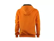 Mikina C.I.T. s kapucí a potiskem - motiv zvěř, oranžová