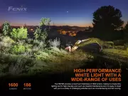Nabíjecí čelovka Fenix HM70R Amber, 1600 lm