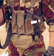 Taktická vesta Helikon Chicom Chest Rig, Černá