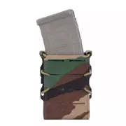 Dvojitá samosvorná sumka Templar’s Gear pro puškové zásobníky AR/M4/SA58/AK, M81 Woodland