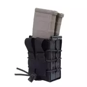 Dvojitá samosvorná sumka Templar’s Gear pro puškové zásobníky AR/M4/SA58/AK, černá