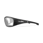 Střelecké sluneční brýle WileyX Boss, Matte Black rám, čirá skla