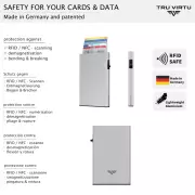 Pouzdro na karty TRU VIRTU CLICK & SLIDE, Silver Arrow