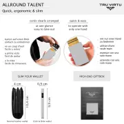 Pouzdro na karty TRU VIRTU CLICK & SLIDE, Silver Arrow