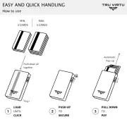 Pouzdro na karty TRU VIRTU CLICK & SLIDE, Silver Arrow