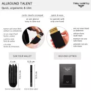 Pouzdro na karty TRU VIRTU CLICK & SLIDE, Black Magic