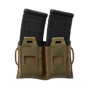 Dvojitá sumka na puškové zásobníky Direct Action Double Flat Magazine Pouch, černá Dvojitá sumka na puškové zásobníky Direct Action Double Flat Magazine Pouch, černá