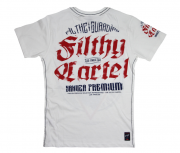 Pánské triko Yakuza Premium Filthy Cartel 2601, bílé Velikost M