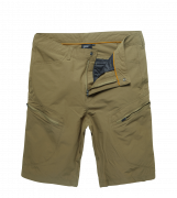 Kraťasy Vintage Industries Trussley technical short, Sage Velikost 34