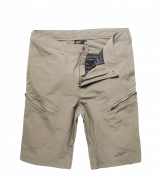 Kraťasy Vintage Industries Trussley technical short, Biege Velikost 38