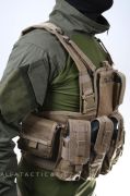 Taktická vesta Defcon 5 MOLLE RECON CHEST RIG, černá