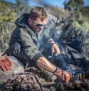 Bunda Helikon Woodsman Anorak Jacket, coyote / ash grey