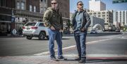 Kalhoty Helikon Greyman Tactical Jeans Slim - Denim Mid